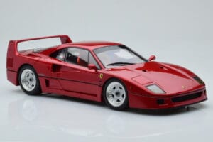 Ferrari F40 Röd Metallic Asia Exclusive Kyosho 1:18 08416RM-G Metall — bild 7 av 14