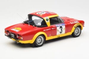 Fiat 124 Abarth #3 Barbasio / Sodano East African Safari Rally 1974 Sun Star 1:18 4952 Metall — bild 3 av 8