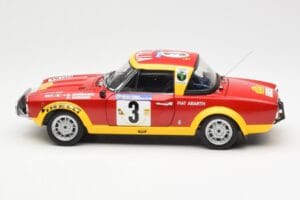 Fiat 124 Abarth #3 Barbasio / Sodano East African Safari Rally 1974 Sun Star 1:18 4952 Metall — bild 4 av 8