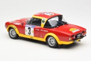 Fiat 124 Abarth #3 Barbasio / Sodano East African Safari Rally 1974 Sun Star 1:18 4952 Metall — bild 7 av 8