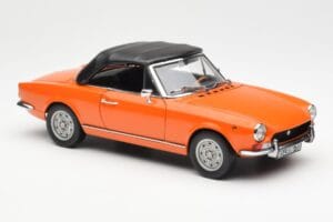 Fiat 124 BS Orange Sun Star 1:18 4906 Metall — bild 6 av 8