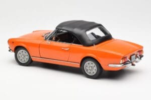 Fiat 124 BS Orange Sun Star 1:18 4906 Metall — bild 7 av 8