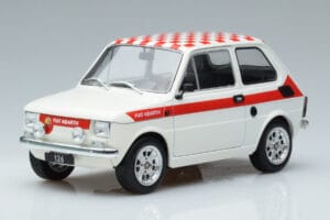 Fiat 126 Abarth Vit MCG 1:18 MCG18325 Metall