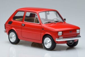 Fiat 126 Röd MCG 1:18 MCG18323 Metall — bild 4 av 6