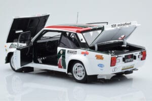 Fiat 131 Abarth Alitalia #2 W. Röhrl / C. Geistdörfer Rally Monte Carlo 1978 Kyosho 1:18 08376G Metall — bild 5 av 10
