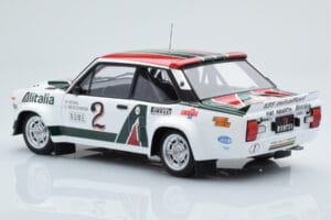 Fiat 131 Abarth Alitalia #2 W. Röhrl / C. Geistdörfer Rally Monte Carlo 1978 Kyosho 1:18 08376G Metall — bild 7 av 10