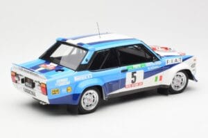 Fiat 131 Abarth #5 Team Fiat Works Rally Portugal 1980 Kyosho 1:18 08376A Metall — bild 3 av 8