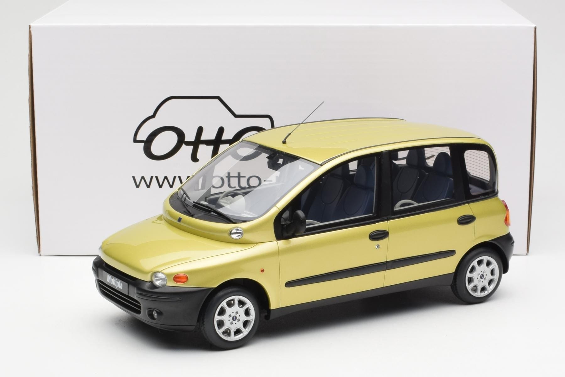 Fiat Multipla Gul Otto 1:18 OT1047 Resin — bild 6 av 6