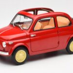 Fiat Nuova 500 Coral Röd Kyosho 1:18 08966R
