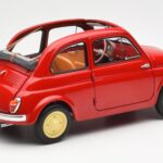 Fiat Nuova 500 Coral Röd Kyosho 1:18 08966R - image 3 of 8