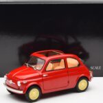 Fiat Nuova 500 Coral Röd Kyosho 1:18 08966R - image 8 of 8