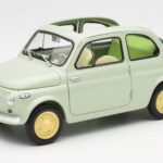 Fiat Nuova 500 Clear Grön Kyosho 1:18 08966LG