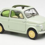 Fiat Nuova 500 Clear Grön Kyosho 1:18 08966LG - image 6 of 8