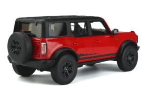 Ford Bronco 4-Door Wildtrak Röd GT Spirit 1:18 GT360 Resin — bild 2 av 5
