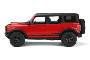 Ford Bronco 4-Door Wildtrak Röd GT Spirit 1:18 GT360 Resin — bild 3 av 5