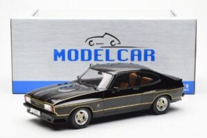 Ford Capri Mk2 X-Pack Svart MCG 1:18 MCG18348 Metall — bild 6 av 6