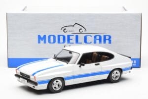 Ford Capri Mk2 X-Pack Vit MCG 1:18 MCG18347 Metall — bild 6 av 6