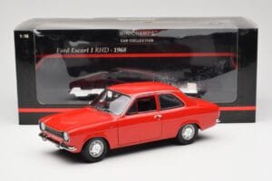 Ford Escort Mk1 RHD Röd Minichamps 1:18 150081070 Metall — bild 8 av 8