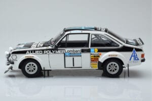 Ford Escort RS 1800 Allied Polymer #1 T. Makinen / H. Liddon Winner RAC Rally 1975 Minichamps 1:18 100758401 Metall — bild 4 av 8