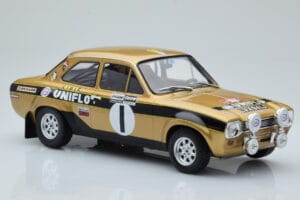 Ford Escort Mk1 RS1600 Night Version #1 R. Clark / J. Porter Rally Wales 1972 IXO 1:18 18RMC100 Metall — bild 4 av 6