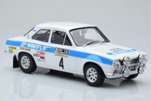 Ford Escort Mk1 RS1600 Night Version #4 R. Clark / T. Mason RAC Rally 1972 IXO 1:18 18RMC101 Metall — bild 4 av 6