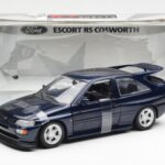 Ford Escort RS Cosworth Blå Metallic UT Models 1:18 180082101-R1 - image 2 of 6