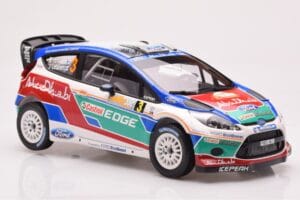 Ford Fiesta RS WRC Ford Abu Dhabi #3 M. Hirvonen / J. Lehtinen Winner Rally Australia 2011 Minichamps 1:18 151110803 Metall — bild 4 av 6