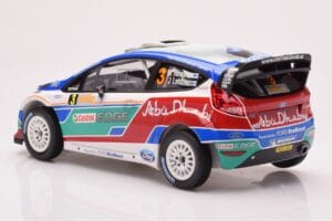 Ford Fiesta RS WRC Ford Abu Dhabi #3 M. Hirvonen / J. Lehtinen Winner Rally Australia 2011 Minichamps 1:18 151110803 Metall — bild 5 av 6