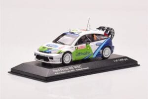 Ford Focus RS WRC #4 R. Kresta / J. Tomanek Rally Monte Carlo 2005 Minichamps 1:43 400058404 Metall — bild 2 av 4