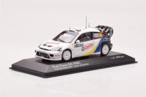 Ford Focus RS WRC #4 M. Martin / M. Park Neste Rally Finland Winners 2003 Minichamps 1:43 400038304 Metall — bild 2 av 4