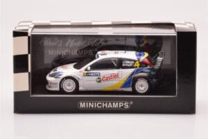 Ford Focus RS WRC #4 M. Martin / M. Park Neste Rally Finland Winners 2003 Minichamps 1:43 400038304 Metall — bild 4 av 4