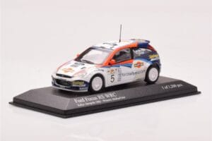 Ford Focus RS WRC #5 C. McRae / N. Grist Rally Acropolis Winner 2002 Minichamps 1:43 430028905 Metall — bild 2 av 4