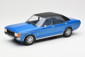Ford Granada Mk1 Metallisk Blå Matt Svart MCG 1:18 MCG18394