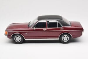 Ford Granada Mk1 Metallisk Mörkröd Matt Svart MCG 1:18 MCG18393 Metall — bild 3 av 6
