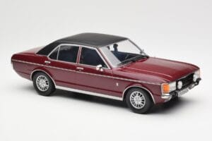 Ford Granada Mk1 Metallisk Mörkröd Matt Svart MCG 1:18 MCG18393 Metall — bild 4 av 6