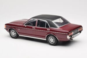 Ford Granada Mk1 Metallisk Mörkröd Matt Svart MCG 1:18 MCG18393 Metall — bild 5 av 6
