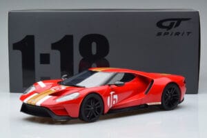 Ford GT Alan Mann Heritage Edition Röd GT Spirit 1:18 GT882 Resin — bild 6 av 6