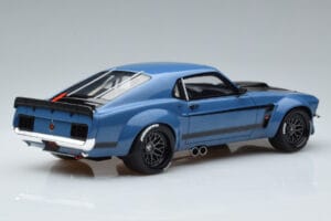 Ford Mustang Boss Cobra Ruffian Cars Blå GT Spirit 1:18 GT426 Resin — bild 2 av 6