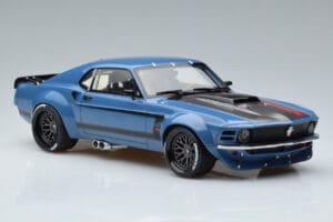 Ford Mustang Boss Cobra Ruffian Cars Blå GT Spirit 1:18 GT426 Resin — bild 4 av 6