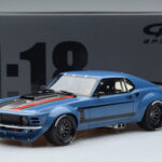 Ford Mustang Boss Cobra Ruffian Cars Blå GT Spirit 1:18 - image 6 of 6