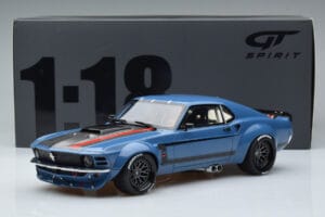 Ford Mustang Boss Cobra Ruffian Cars Blå GT Spirit 1:18 GT426 Resin — bild 6 av 6