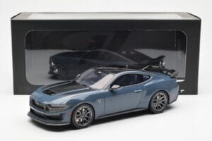 Ford Mustang Dark Horse Vapor Blå Metallic GT Spirit 1:18 GT454 Resin — bild 6 av 6