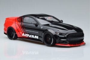 Ford Mustang S550 LB Works Liberty Walk Advan GT Spirit 1:18 KJ035 Resin — bild 4 av 6