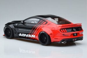 Ford Mustang S550 LB Works Liberty Walk Advan GT Spirit 1:18 KJ035 Resin — bild 5 av 6