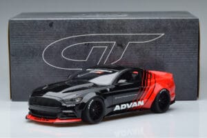 Ford Mustang S550 LB Works Liberty Walk Advan GT Spirit 1:18 KJ035 Resin — bild 6 av 6