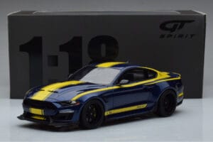Ford Mustang S550 Shelby Super Snake Blå GT Spirit 1:18 GT871 Resin — bild 6 av 6