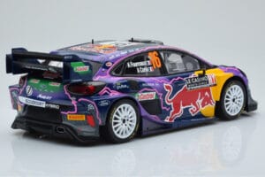 Ford Puma Rally1 WRC #16 A. Fourmaux / A. Coria Rally Monte Carlo 2022 IXO 1:18 18RMC111 Metall — bild 2 av 6