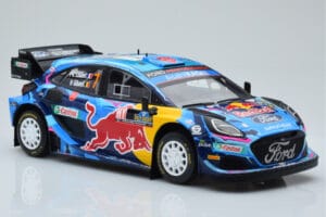 Ford Puma Rally1 WRC #7 P-L. Loubet / N. Gilsoul Rally Sweden 2023 IXO 1:18 18RMC154B Metall — bild 4 av 6