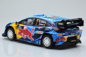 Ford Puma Rally1 WRC #7 P-L. Loubet / N. Gilsoul Rally Sweden 2023 IXO 1:18 18RMC154B Metall — bild 5 av 6