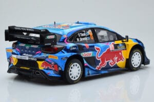 Ford Puma Rally1 WRC #8 O. Tanak / M. Jarveoja Winner Rally Sweden 2023 IXO 1:18 18RMC154A Metall — bild 2 av 6